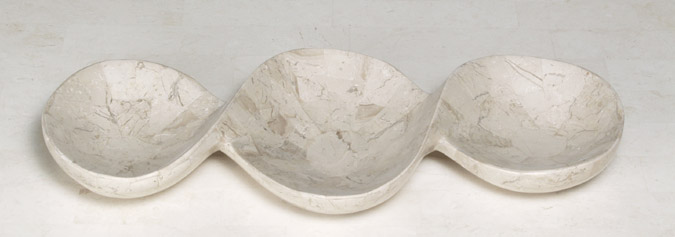 Twisted Candy Dish, Cantor Stone