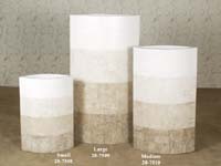 Avalon Floor Vase, Medium, Cantor Stone/Beige Fossil Stone/White Ivory Stone/White Agate