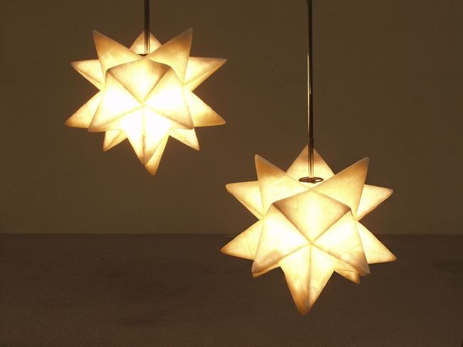 Starlight Hanging Lamp, Short, Crystal Stone