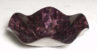 Wavy Bowl, Small, Violet Oyster