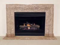Biltmore Fireplace Surround - Mantel & Hearth, Rough/Smooth, Woodstone