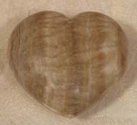 Heart Sculpture, Crystal Woodstone