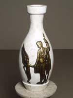 Grecian Water Jug, White Ivory Stone