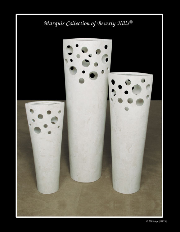 Rain Forest Vase (with Holes in Top Section) - 34