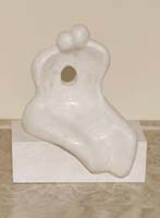 Cuddling Sculpture, White Ivory  Stone
